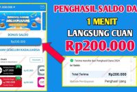 Aplikasi penghasil saldo DANA bisa menjadi solusi menarik bagi kamu yang ingin mendapatkan uang tambahan hanya dengan memanfaatkan smartphone